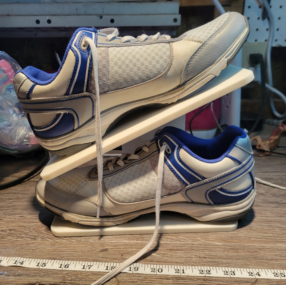 Vionic‎ Endurance Men's White and Blue Athletic Shoes Size 9.5
